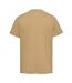 Mens Flag Crew Neck Slim T-shirt Tan Tommy Jeans-3
