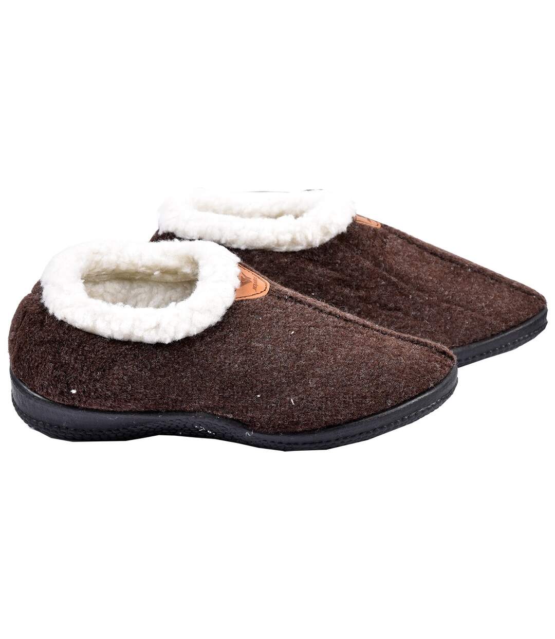 PANTOUFLE Femme Chausson COCOONING MD6088 MARRON-2