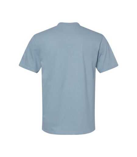 T-shirt Softstyle Adulte Bleu De Gris Gildan