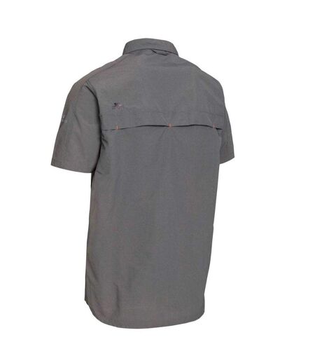 Chemise Anti-moustiques Manches Courtes Homme Gris Trespass