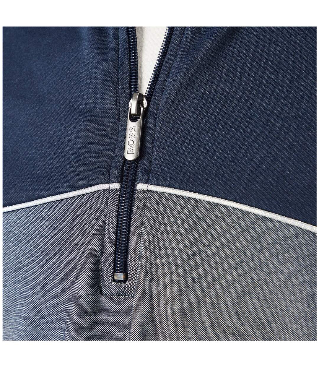 Sweat Homme Bleu Foncé Boss-4