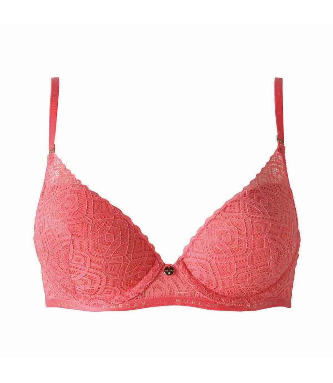 Soutien-gorge ampliforme coque moulée rose Gwen