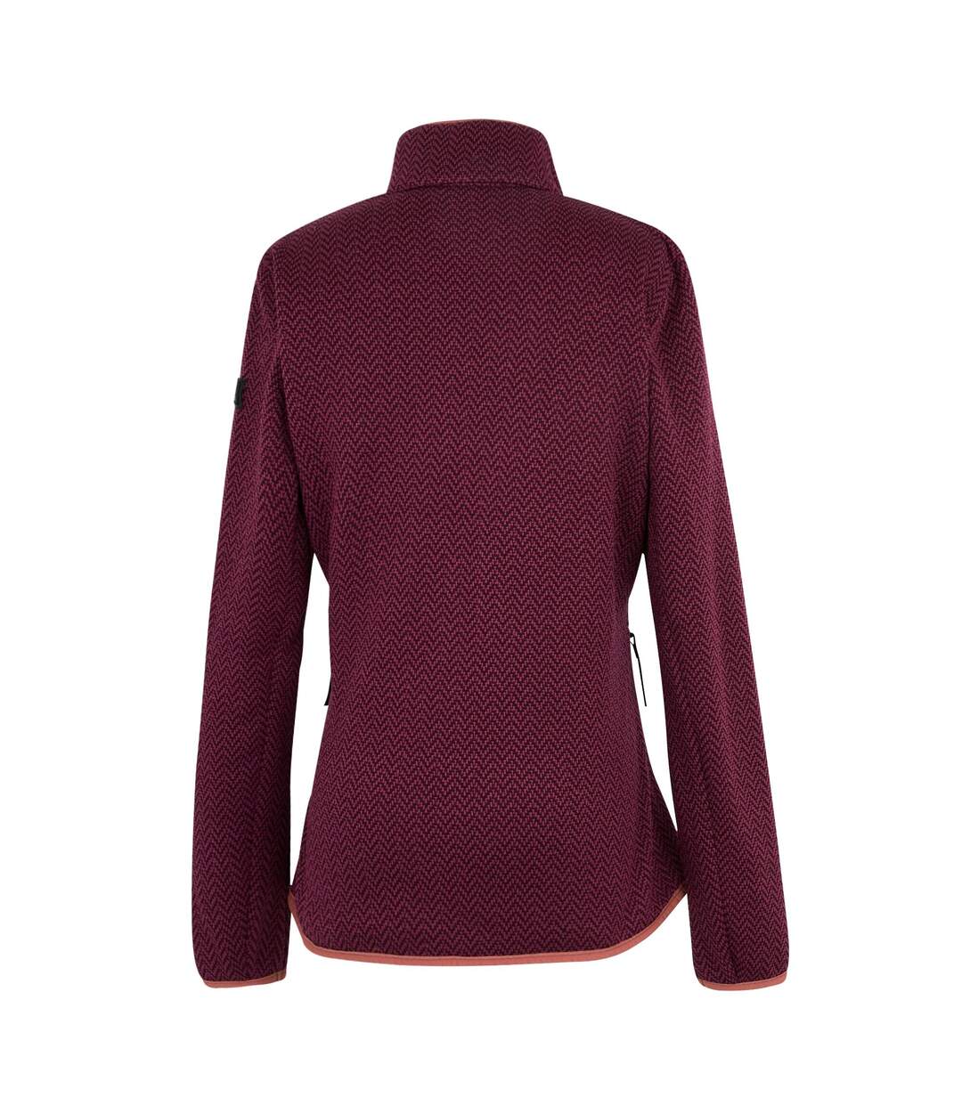 Veste Polaire Elzie Femme Rouge Sombre Bordeaux Regatta-3