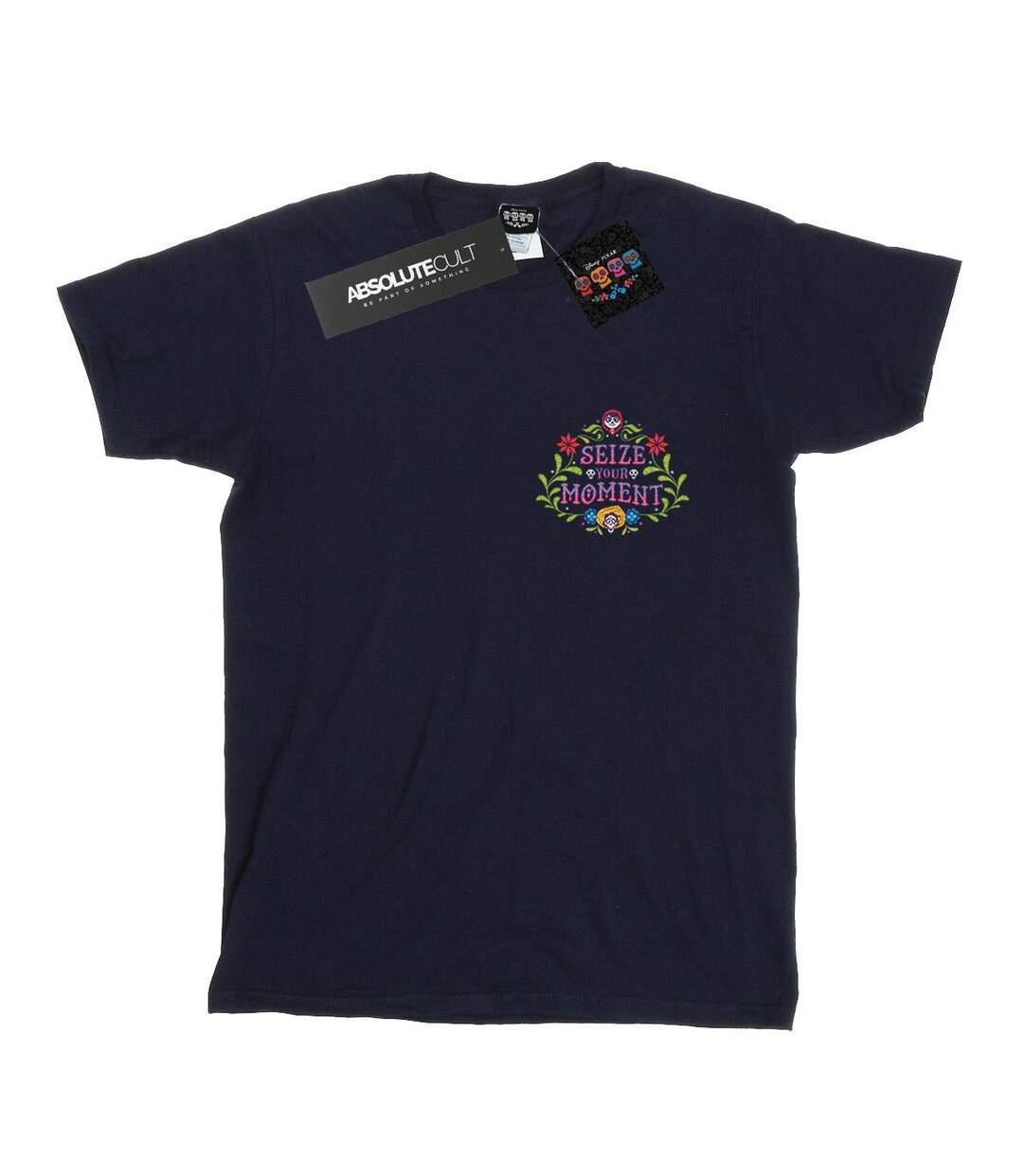 Disney - T-shirt COCO SEIZE YOUR MOMENT - Femme (Bleu marine) - UTBI16413-1