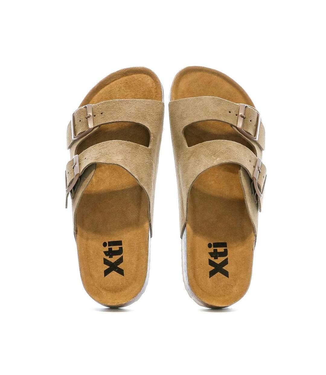 Sandales marron homme xti cuir 142553-3