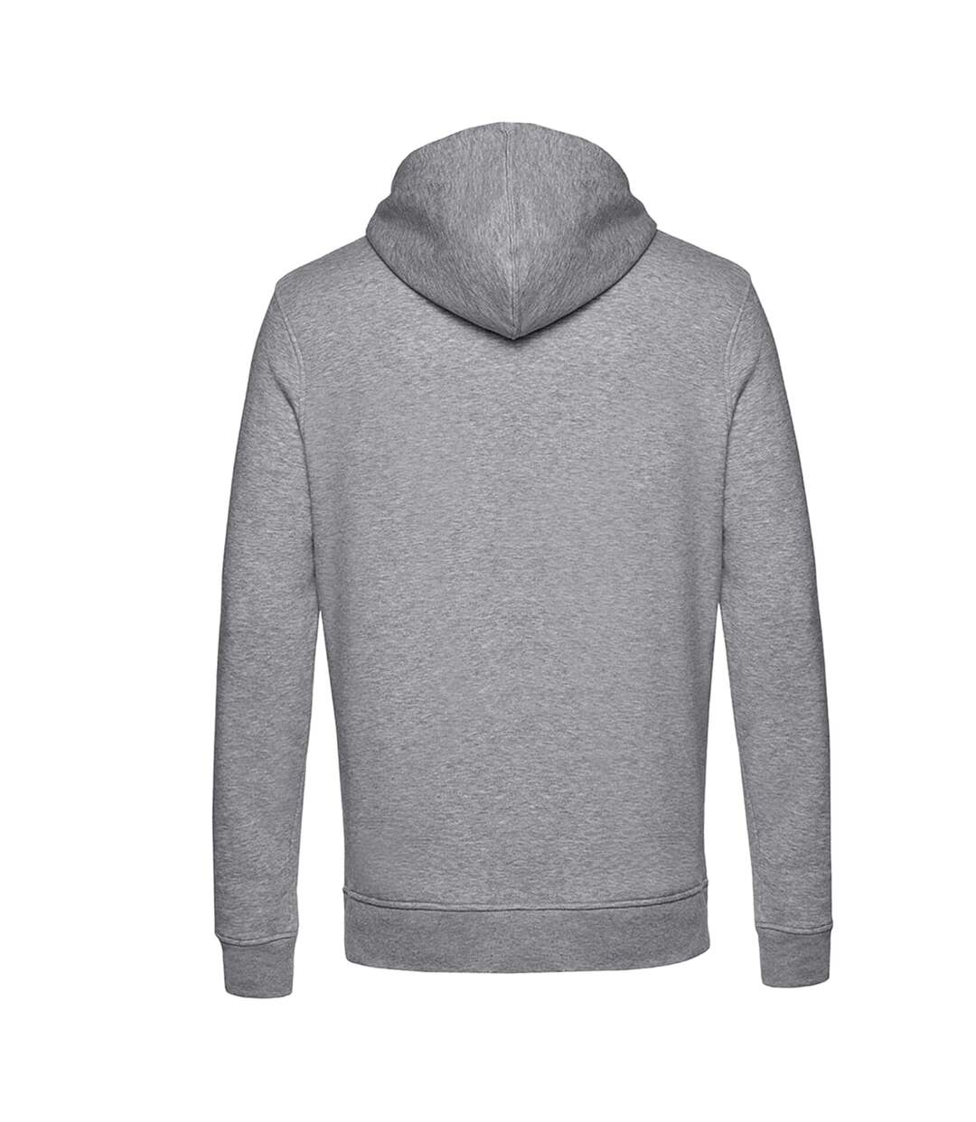 B&C Mens Organic Hoodie (Gray Heather)