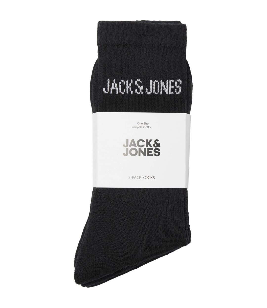 Lot De 5  Chaussettes Regen Homme Noir Jack And Jones-3