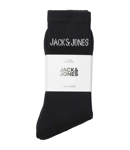 Lot De 5  Chaussettes Regen Homme Noir Jack And Jones
