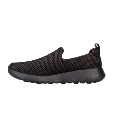 Mens Go Walk Slip-on Trainers Black Skechers