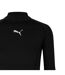 Mens Liga Thermal Snug Fit T-shirt Black Puma-3