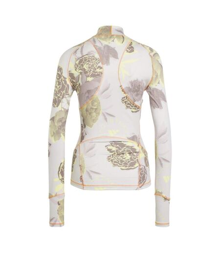 T-shirt Motif/style Floral Stella Mccartney Femme Gris Adidas