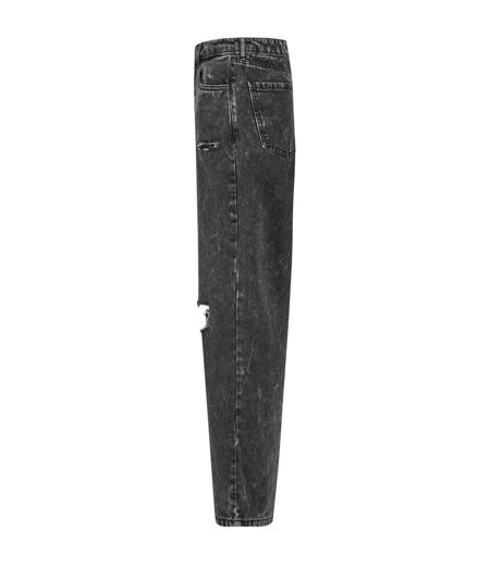 Pantalon 90's Femme Noir Charbon Délavé Urban Classics