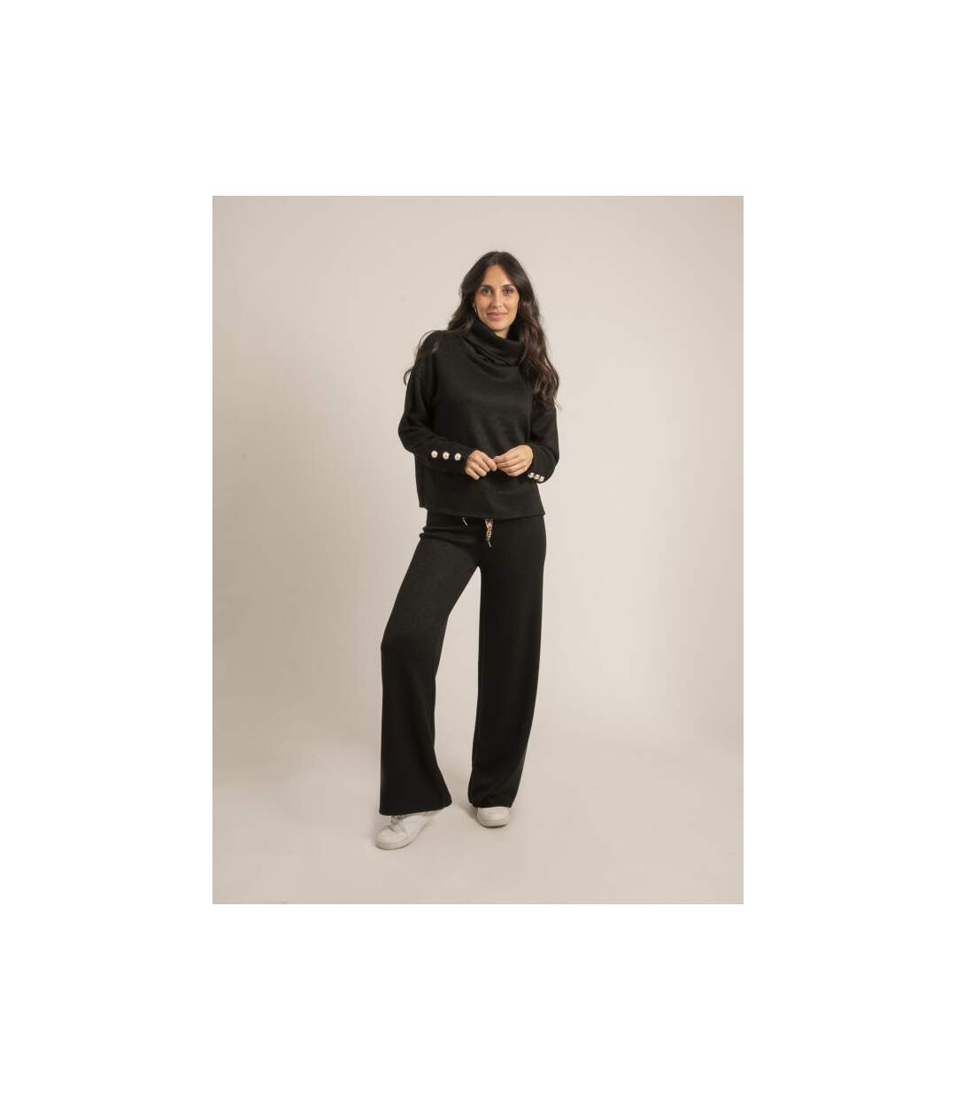 Ensemble maille pull + pantalon ELMERA - Dona X Lisa-1