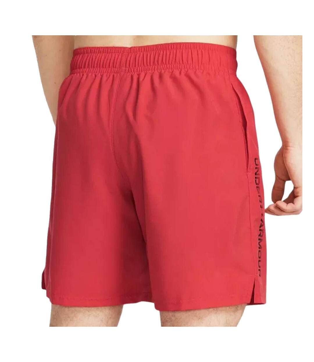 Short Rouge Homme Under Armour Wdmk - L