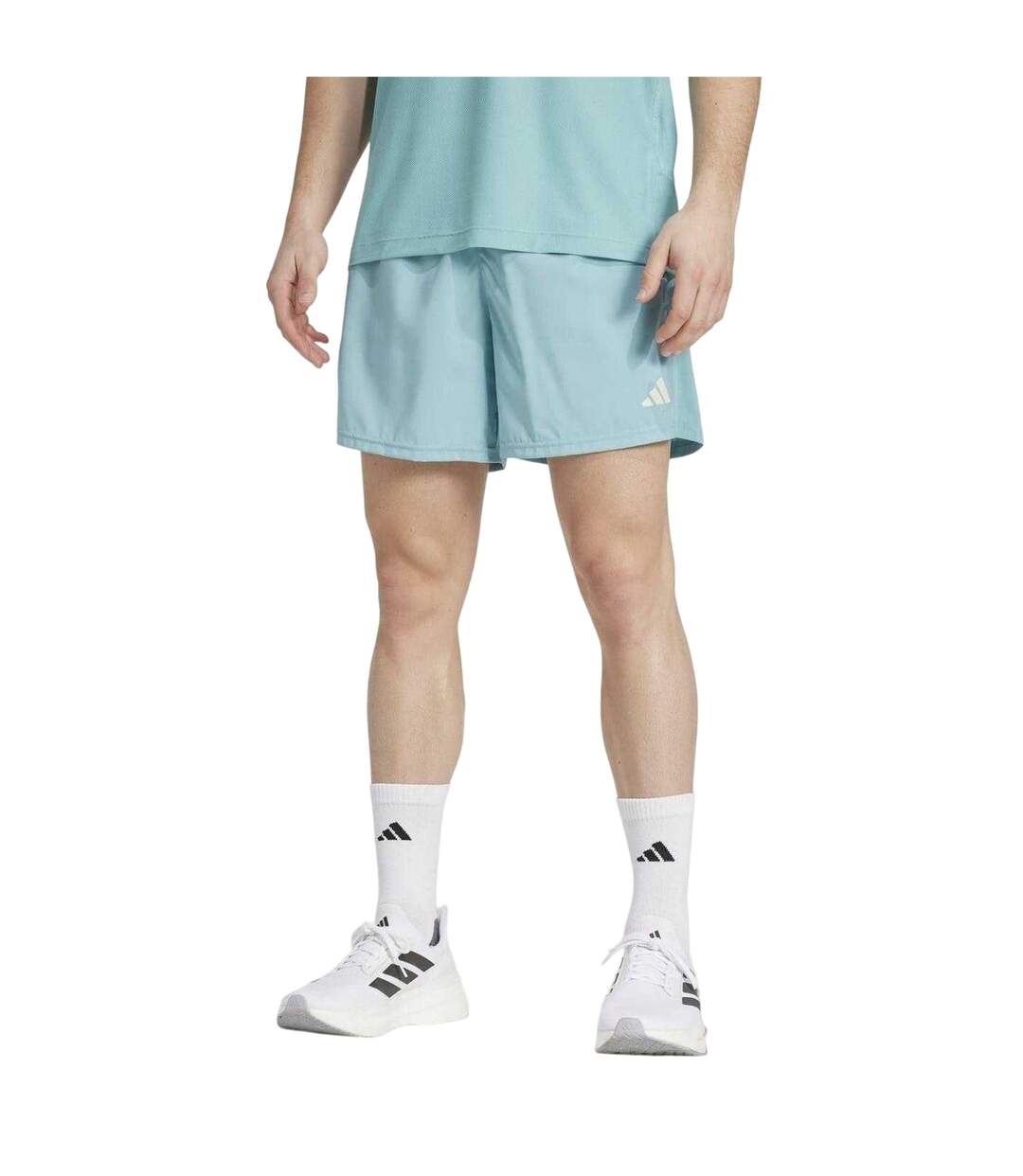 Short De Course Motif/style Logo Own The Run Homme Turquoise Pâle Adidas-4