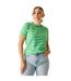 T-shirt Bayletta Femme Vert Île Blanc Regatta-1