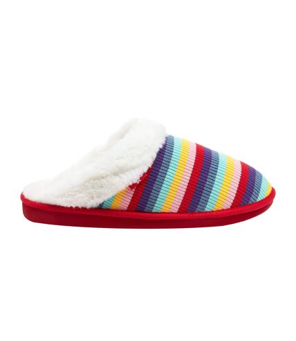 Womens/ladies rosie rollo slippers multicoloured Rocket Dog