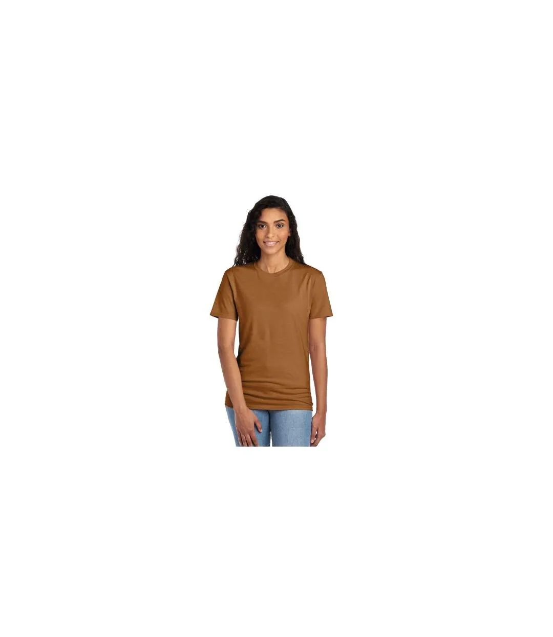 T-shirt Eco Premium Homme Marron Doré Jerzees-1