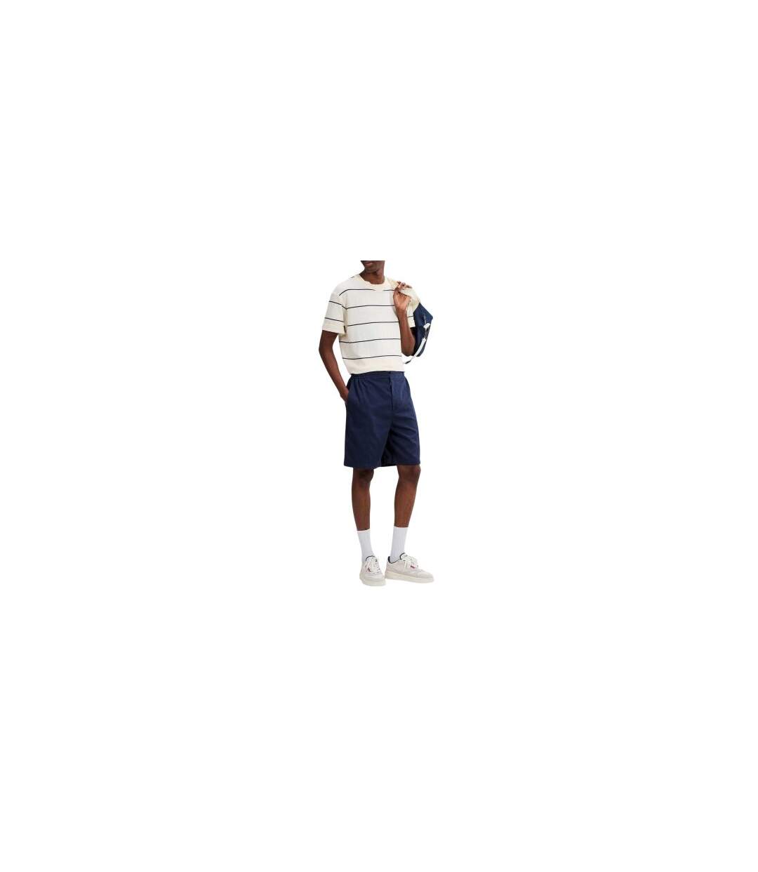 Short Chino Pozzi Homme Bleu Marine Ellesse-1