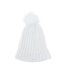 Bonnet à pompon blanc femme teddy smith cheny-1