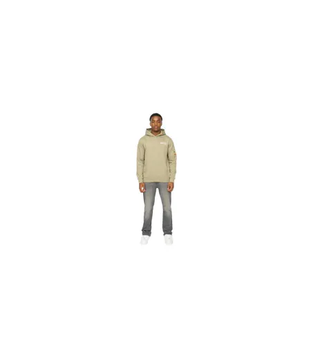 Sweat À Capuche Marsak V2 Homme Vert De Gris Duck And Cover