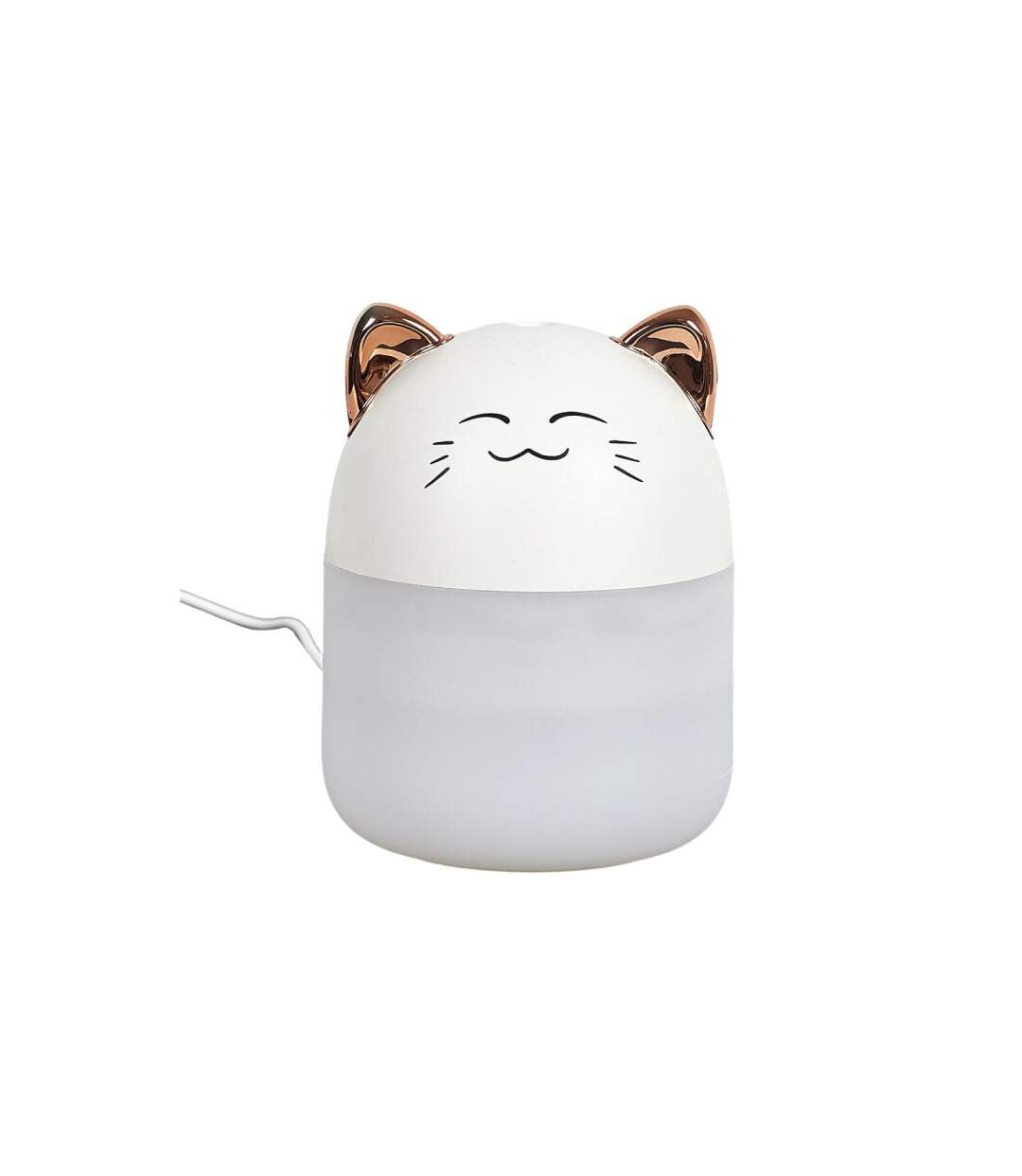 Diffuseur de Parfum LED Chat 200ml Blanc-1