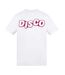Unisex Adult Disco T-shirt White AWD-1