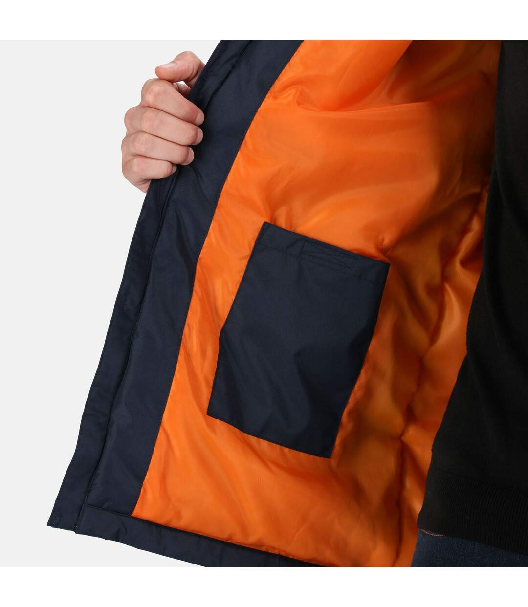 Veste imperméable thermogen homme bleu marine / orange vif Regatta