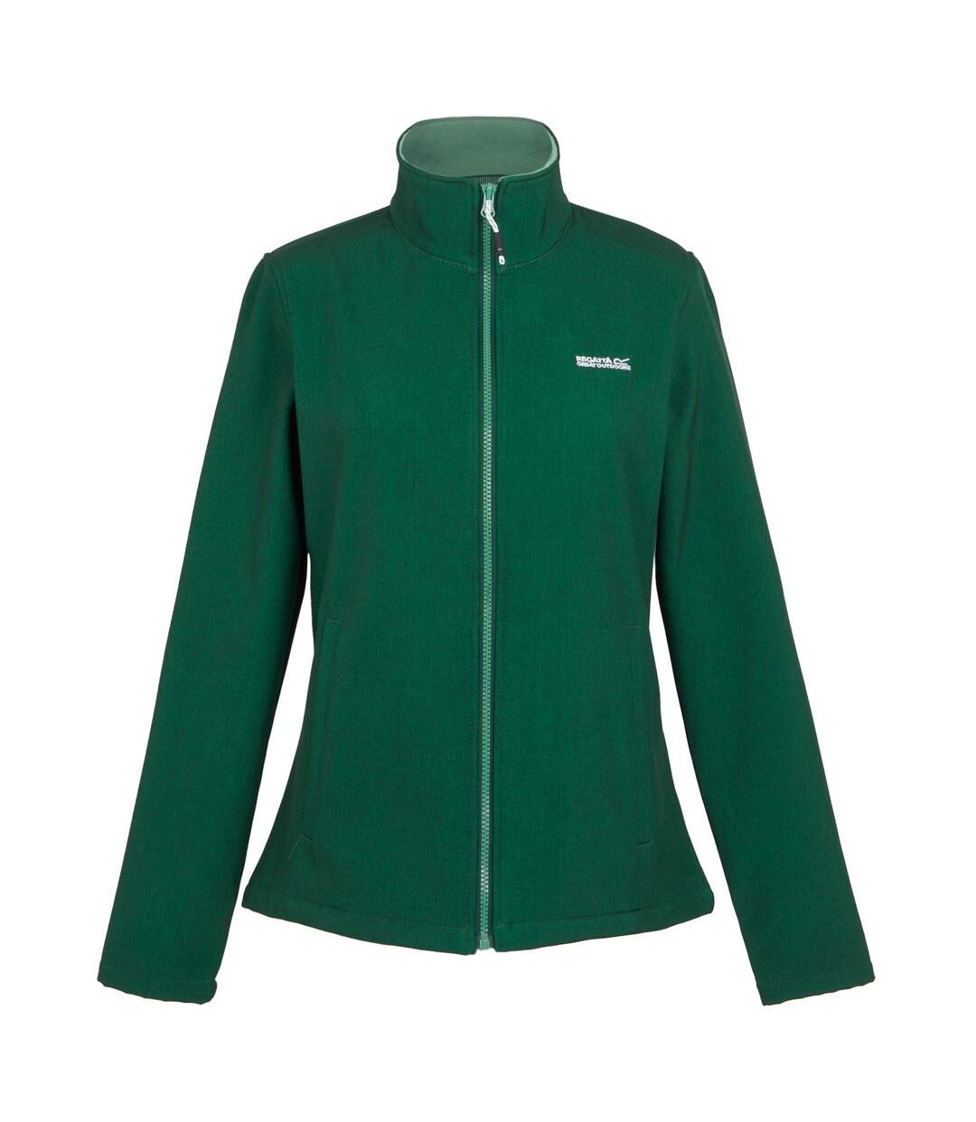 Womens/ladies connie v softshell walking jacket rainforest marl Regatta-1