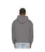 Mens Boxy Ringspun Cotton Oversized Hoodie Charcoal Casual Classics-2