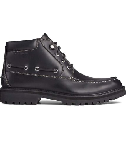 Sperry Mens Authentic Original Lug Leather Chukka Boots (Black) - UTFS7907