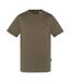 T-Shirt kaki homme schott tskea1-1