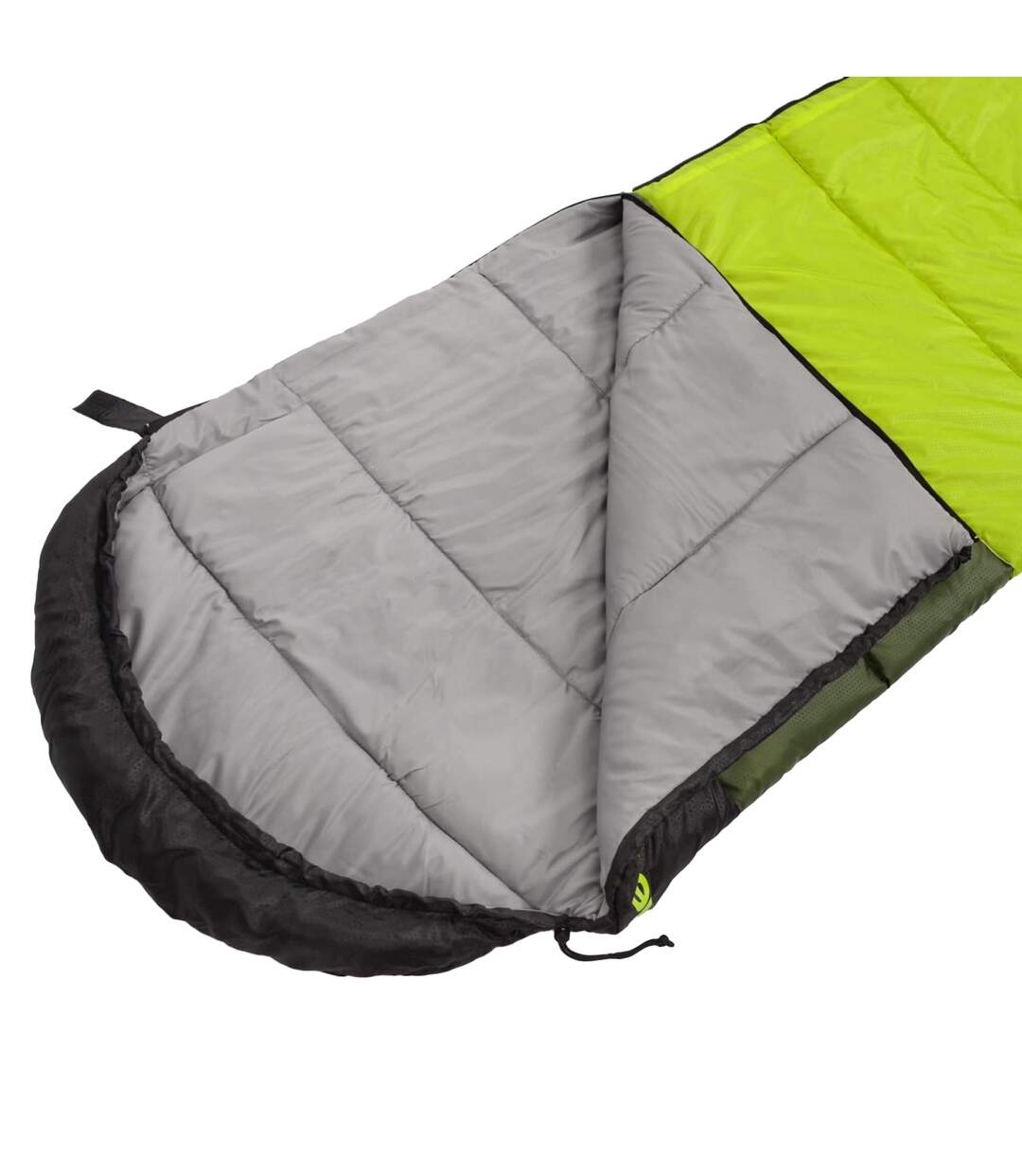 Bombay Sleeping Bag One Size Black Neon Green Meteor-4