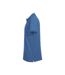 Polo Premium Femme Bleu Roi Clique-3