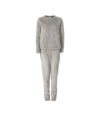 Ladies Warm Fleece Pyjama Sets with Long Sleeves | Loungewear Tops & Bottoms