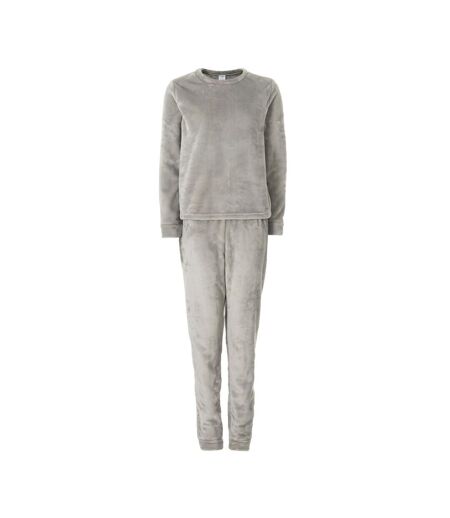 Ladies Warm Fleece Pyjama Sets with Long Sleeves | Loungewear Tops & Bottoms