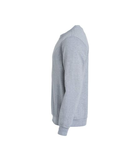Sweat Basic Adulte Gris Chiné Clique