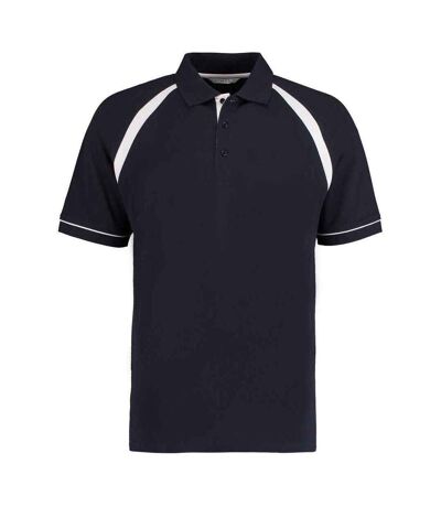 Polo Oak Hill Homme Bleu Marine Blanc Kustom Kit