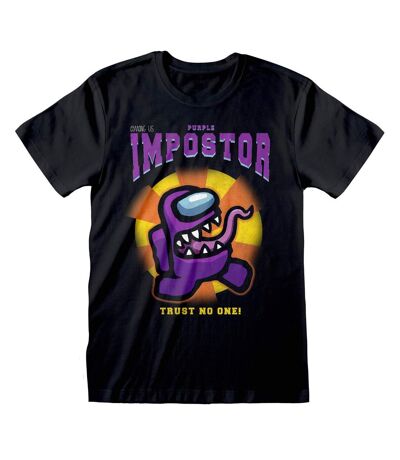 Among Us - T-shirt PURPLE IMPOSTOR - Adulte (Noir) - UTHE638