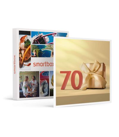 Joyeux anniversaire ! 70 ans - SMARTBOX - Coffret Cadeau Multi-thèmes