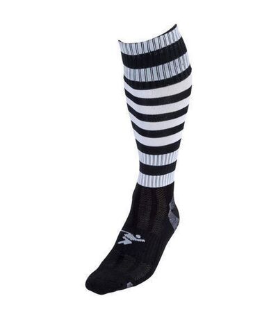 Unisex adult pro hooped football socks black/white Precision