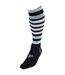 Unisex adult pro hooped football socks black/white Precision-1