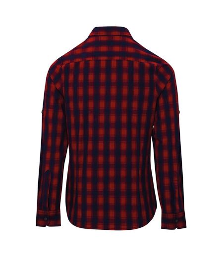 Chemisier Mulligan Femme Rouge Bleu Marine Premier
