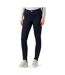 Pantalon Slim Marine enduit Femme Morgan Palona - 34