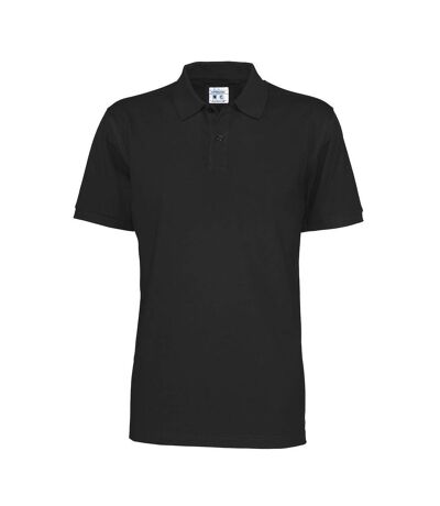 Polo homme noir Clique