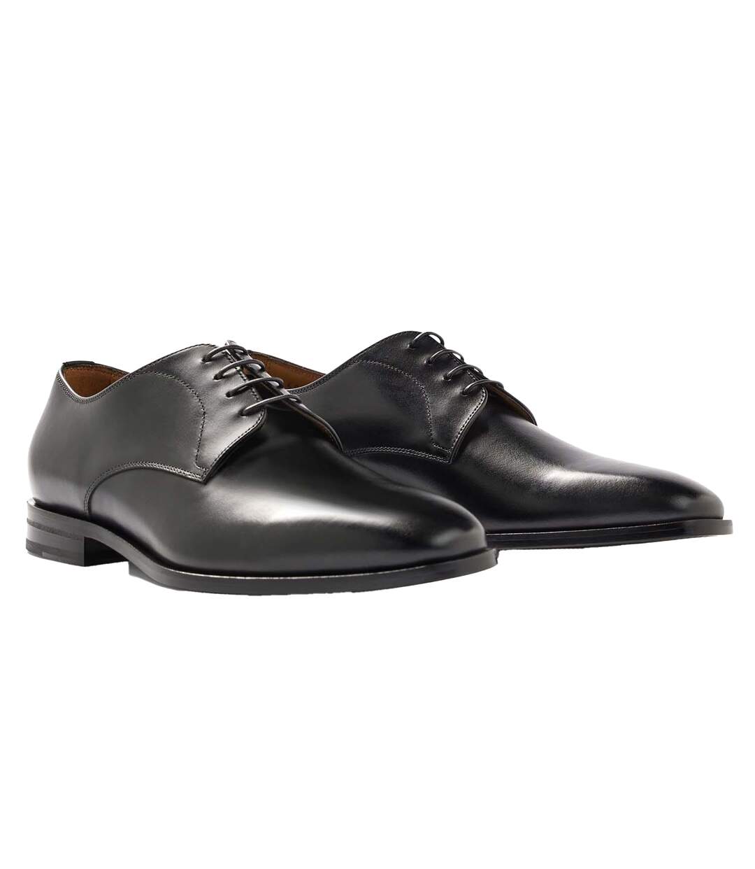 Derbies Lisbon Homme Noir Boss-4