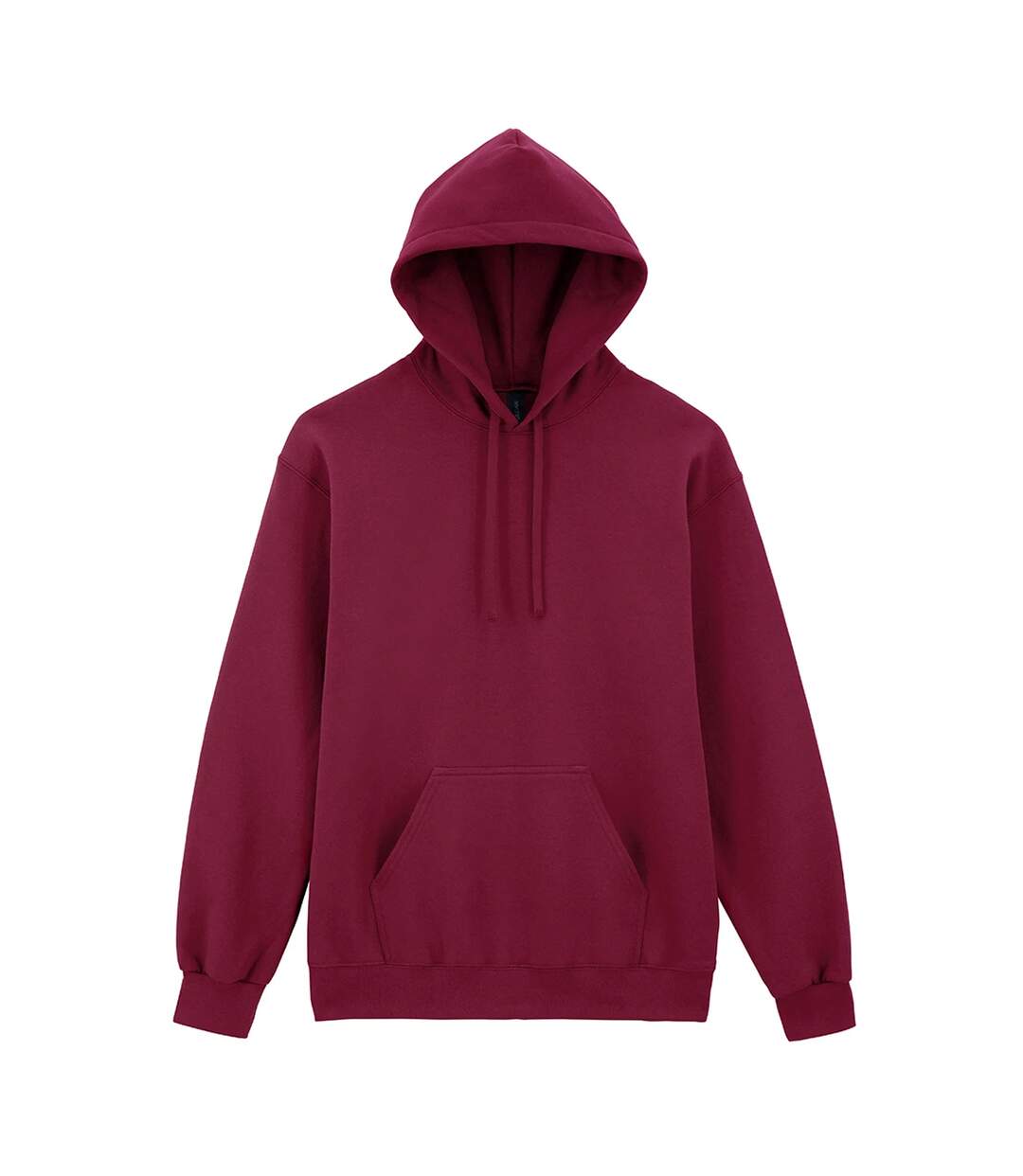 Sweat Uni À Capuche Hammer Adulte Grenat Gildan-1