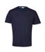 AWDis Cool Mens SuperCool Crew Sports Performance T-Shirt (French Navy)