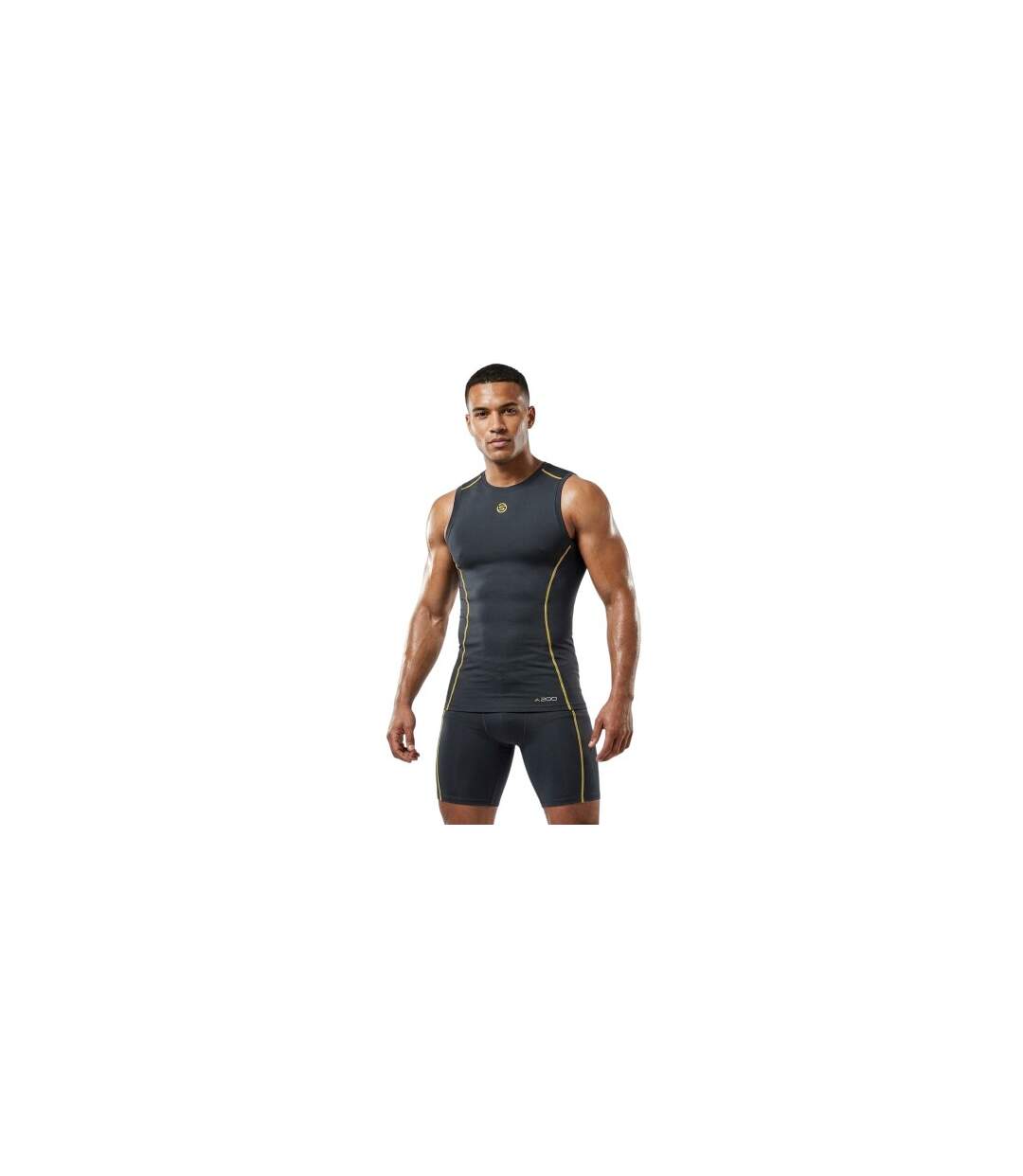 Débardeur Motif/style Contrasté A200 Homme Noir Skins-1