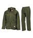 Mens Waterproof Jacket And Trousers Set Olive Result-1